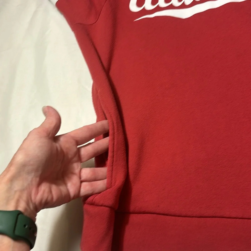 PINK Victoria's Secret Red "Alabama 31" Hooded Sweatshirt - Picture 9 of 10